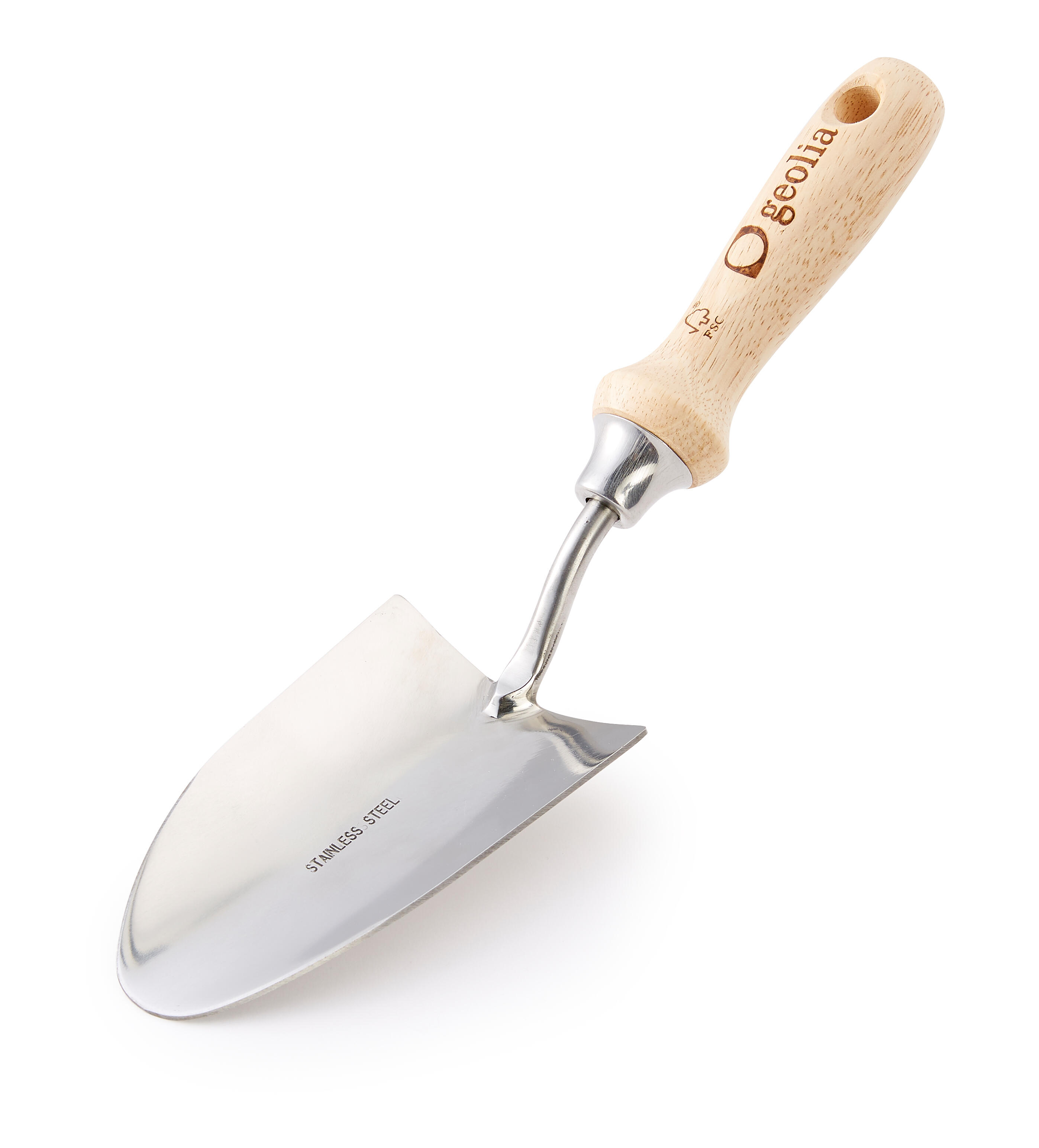 Transplantoir inox manche bois GEOLIA - 5