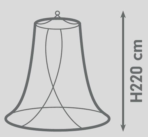 Moustiquaire H.220 x l.85 cm pour lit 1 personne MOUSTIKIT OPTIMA blanc - 3