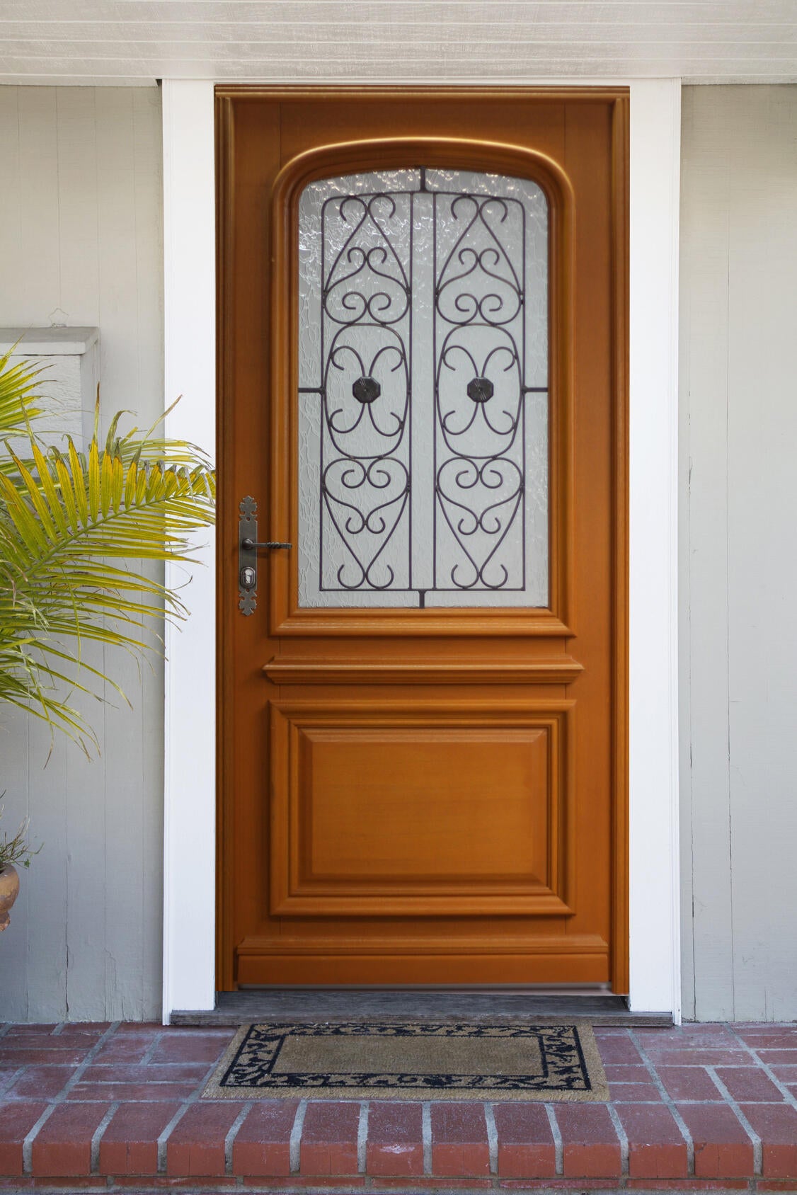 Porte d'entree gauche Lucie 1 - Bois - 215x90cm - Bricomarché