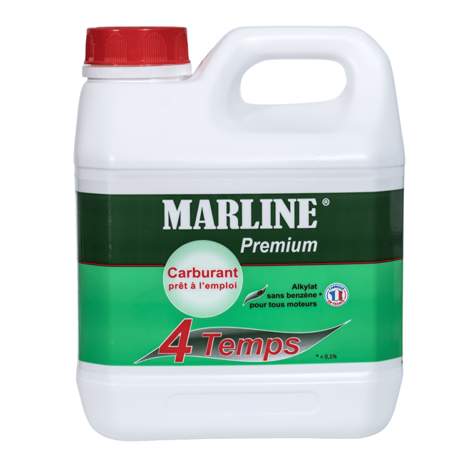 Carburant MARLINE PREMIUM pour moteurs 4 temps, bidon de 2 litres