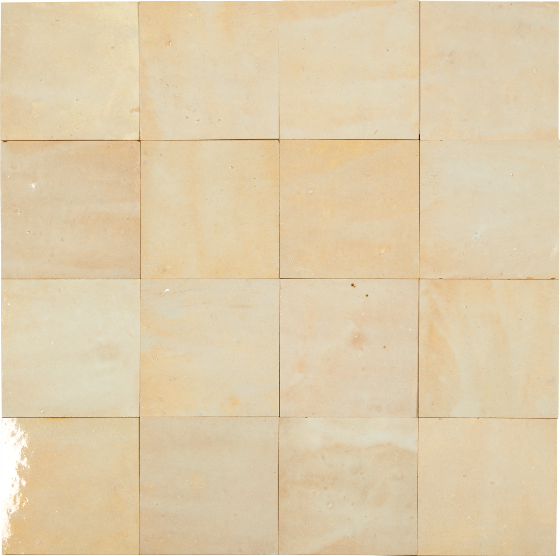 Carrelage mur intérieur effet zellige beige rosé Zellige l.10 x L.10 cm x Ep.10 - 3