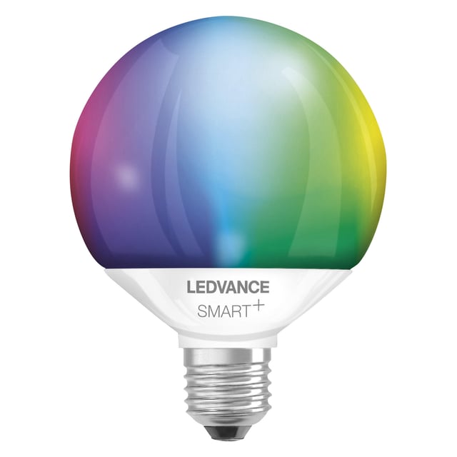Ampoule connectée led globe 95mm E27 1521Lm variation blanc+couleurs, LEDVANCE