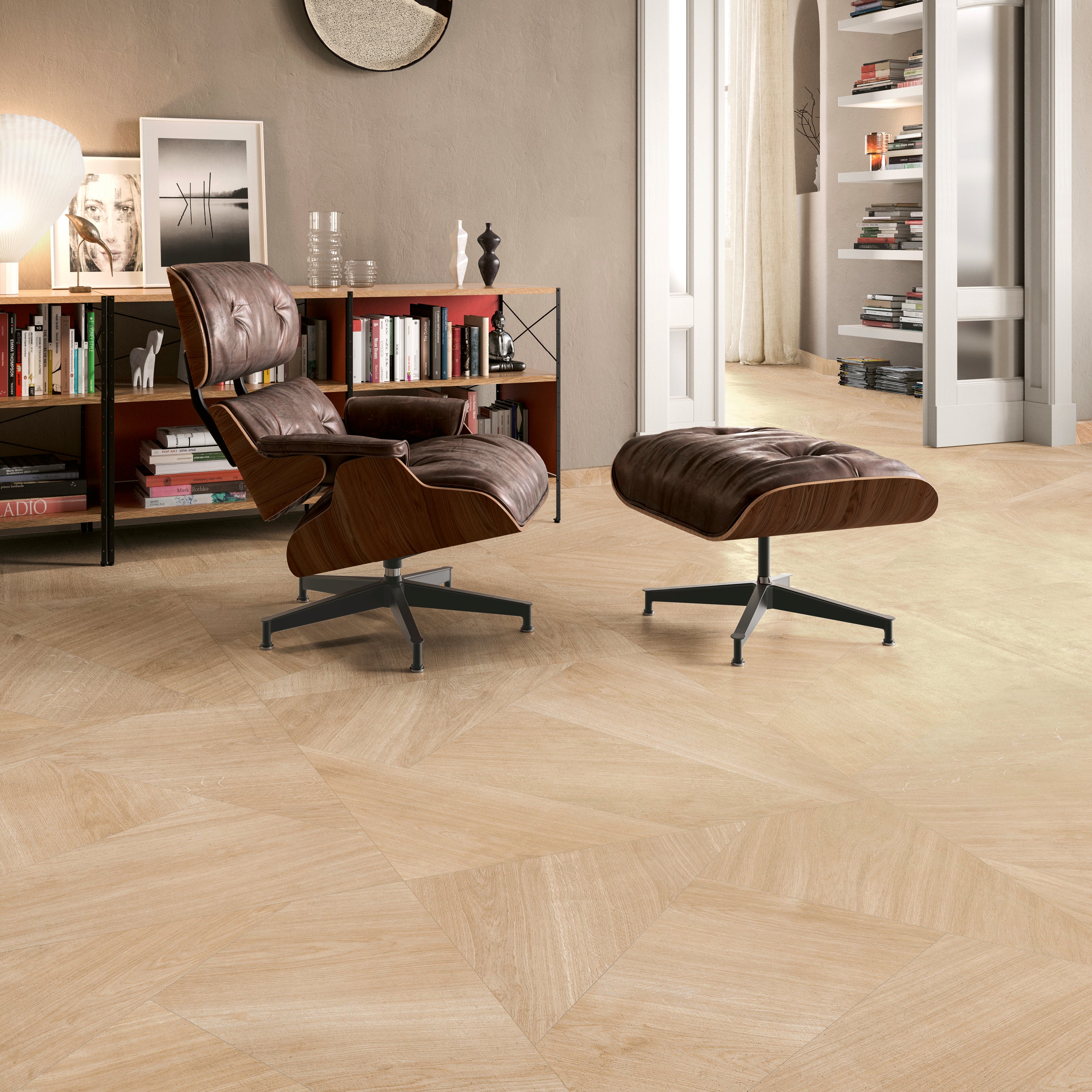 Lot de 2 plinthes carrelage Primewood, naturel, Ht.  x L. 60 cm, Ep.10 mm - 2