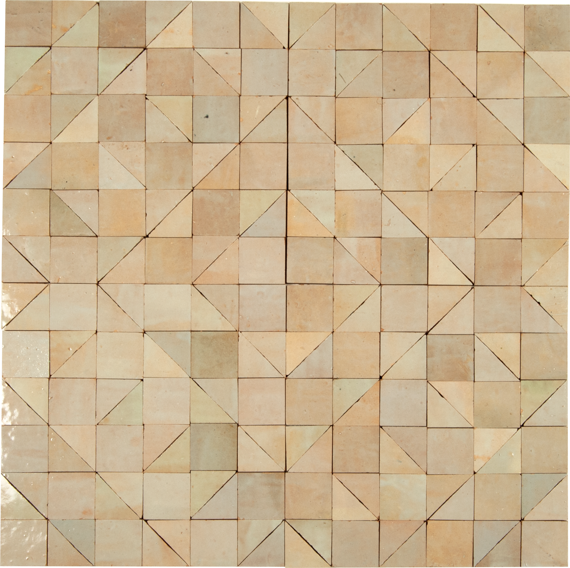 1 plaque de mosaïque Zellige faïence effet zellige beige 30 x 30 cm - 2