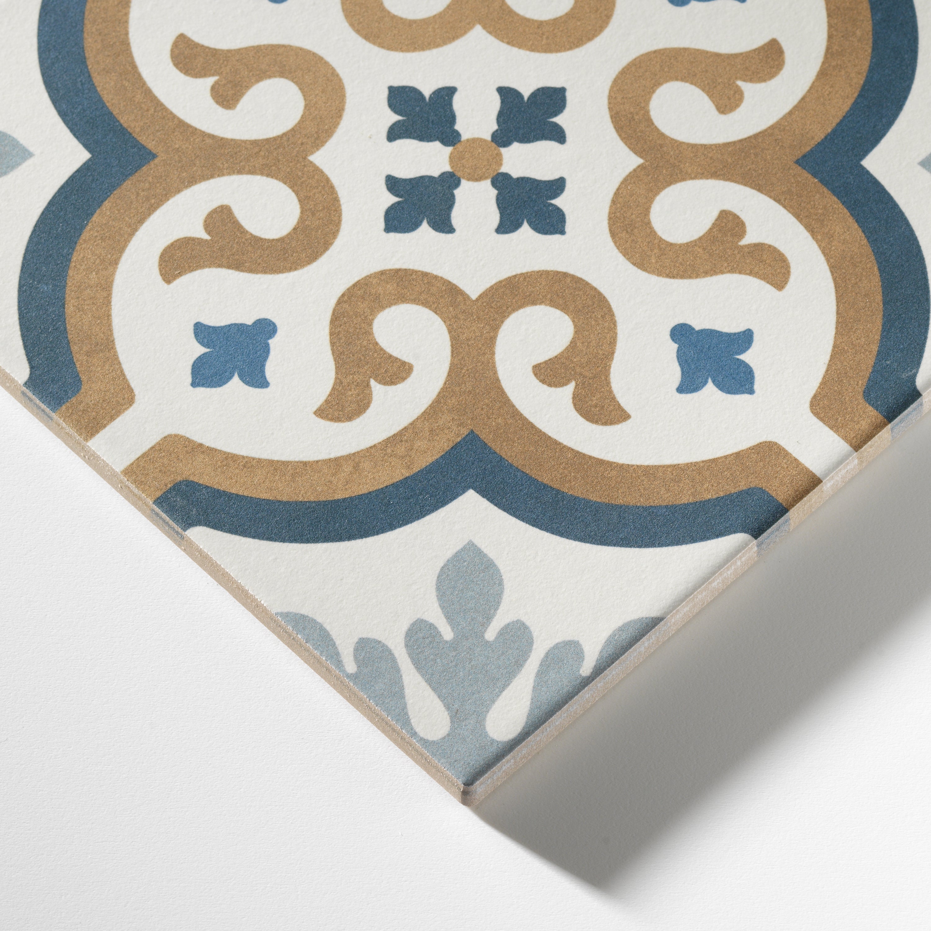 Carrelage sol / mur effet ciment bleu Patrimony l.20 x L.20 cm FRASSINORO GRESMA - 3