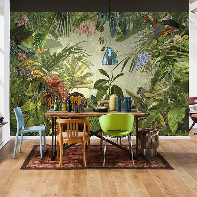 papier peint tropical - 2