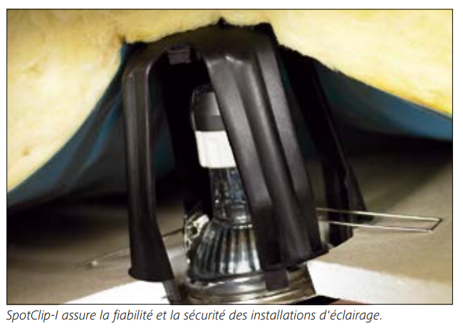 Lot de 10 cloches de protection pour spot à encastrer Spotclip I noir - 2