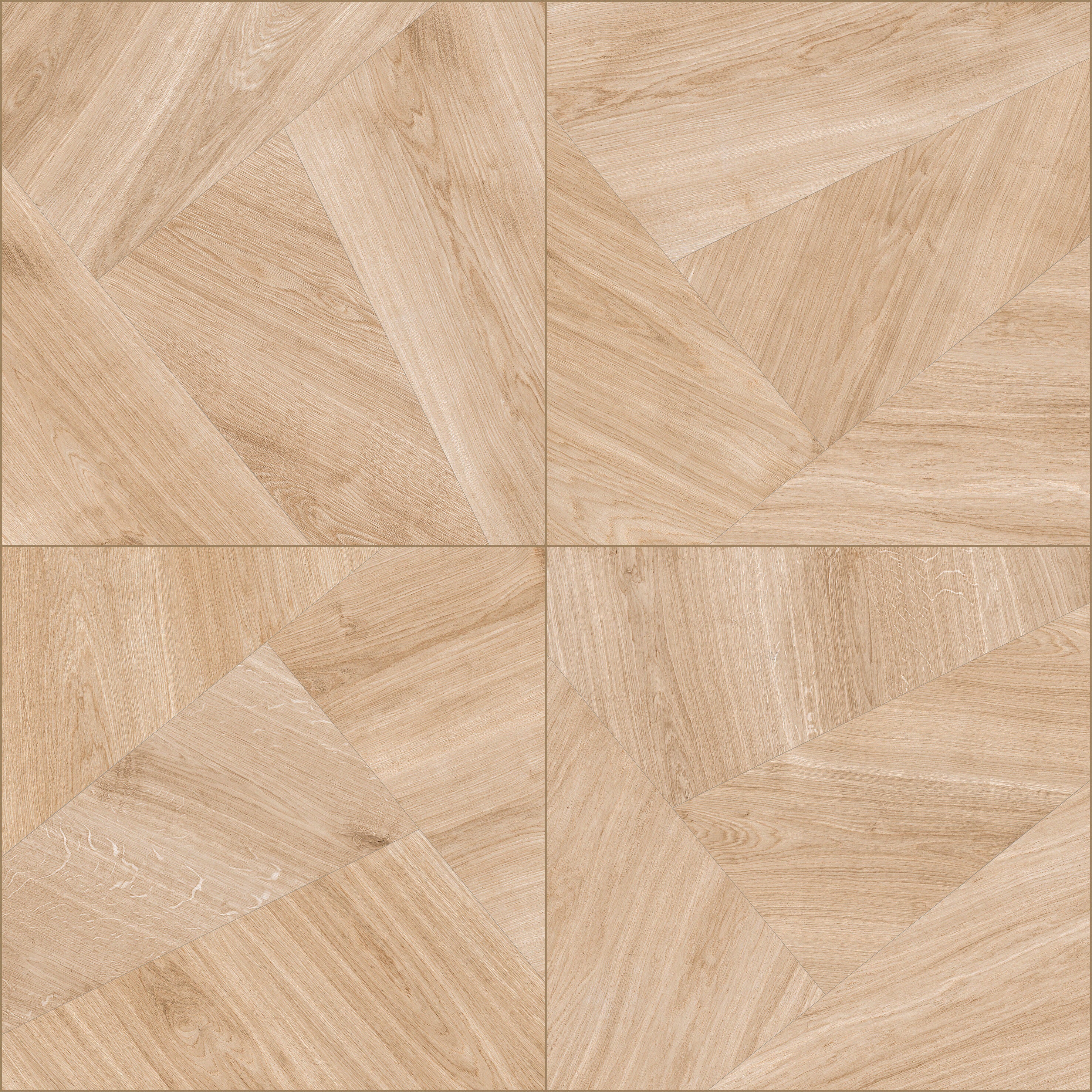 Carrelage sol intérieur / mur intérieur effet bois marron Primewood l.90 x L.90 - 3