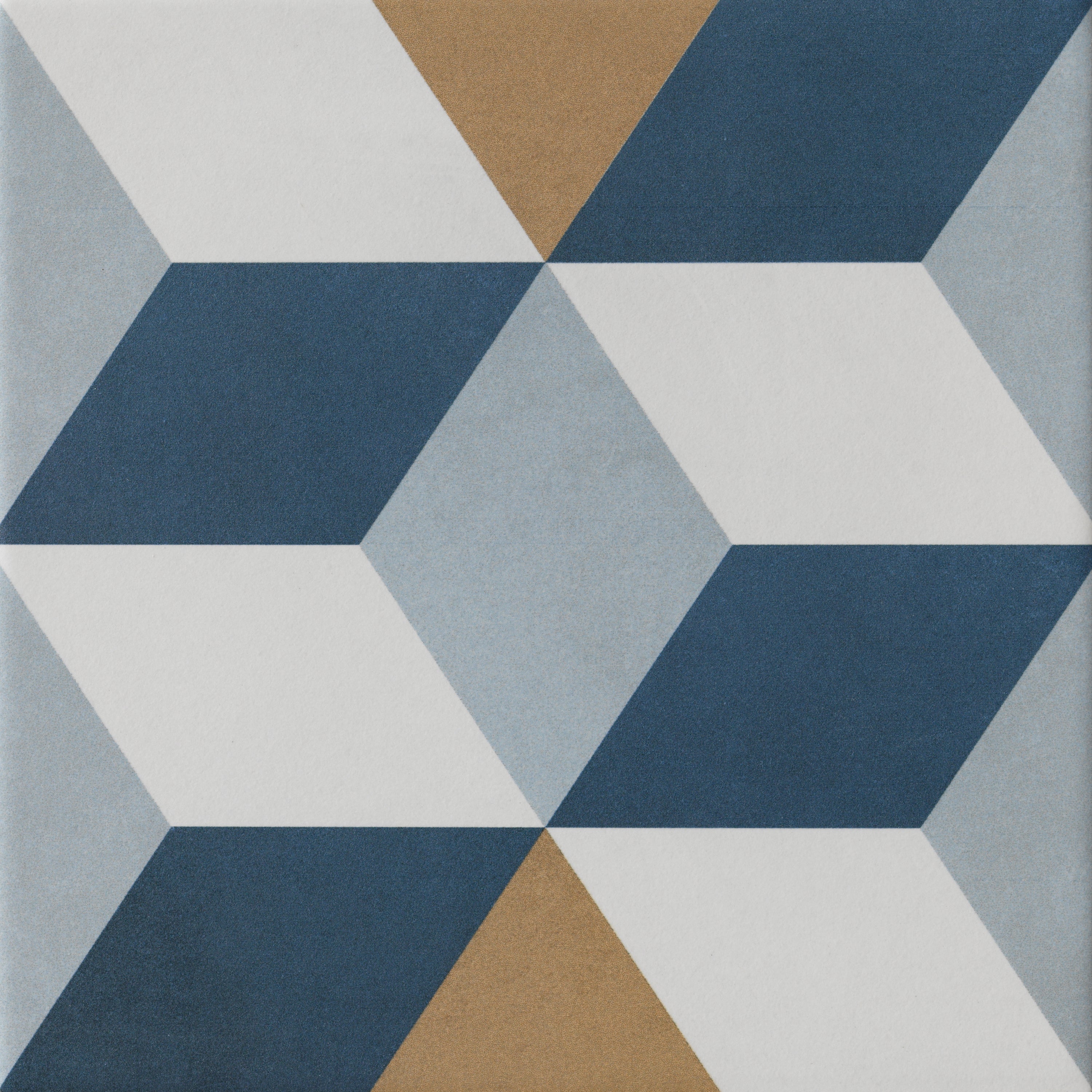 Carrelage sol / mur effet ciment bleu Patrimony l.20 x L.20 cm FRASSINORO GRESMA - 2