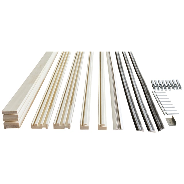 Kit habillage pour porte coulissante à galandage de 63 à 93 cm ECLISSE
