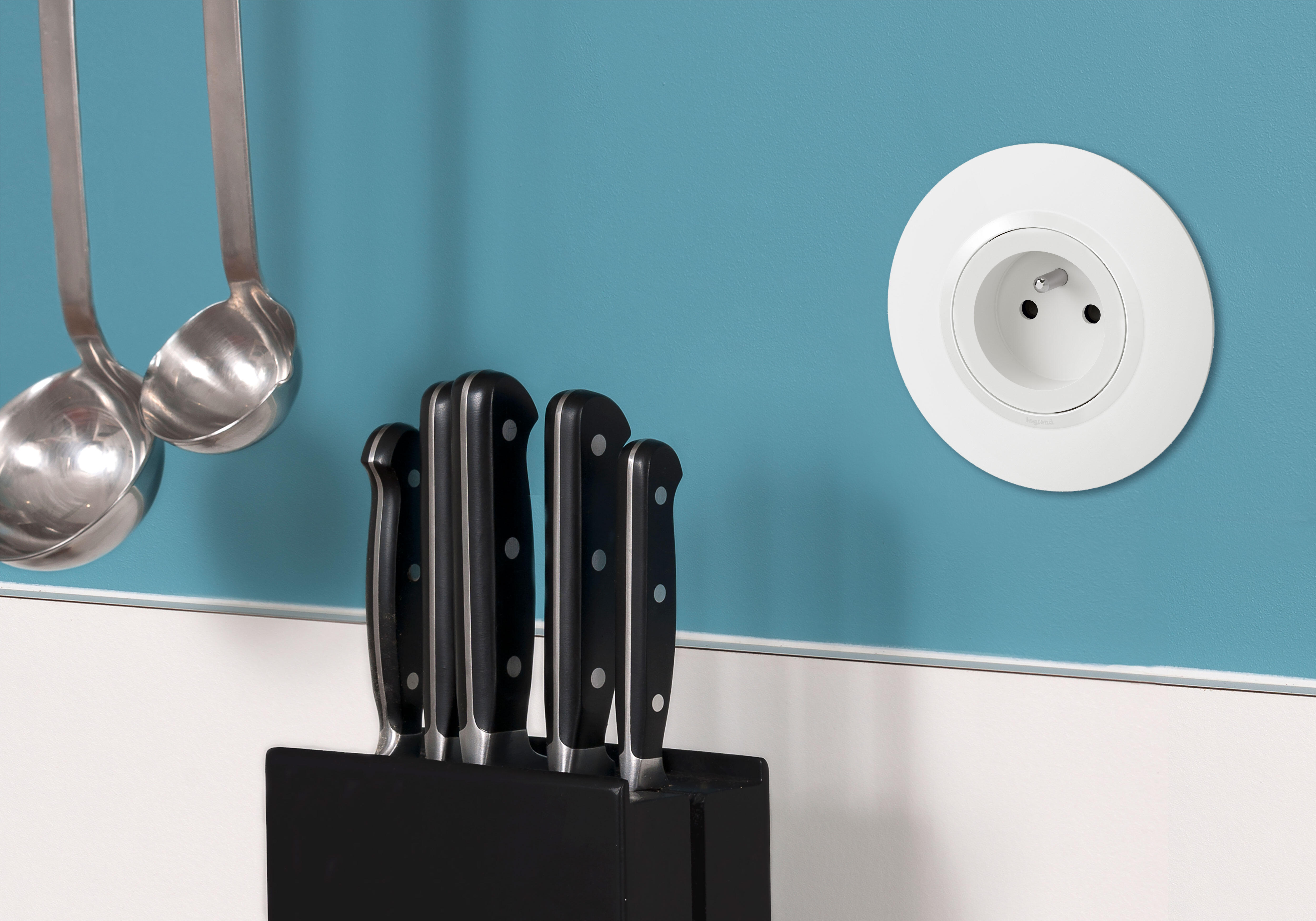 Prise avec terre à assembler Dooxie, LEGRAND blanc - 4