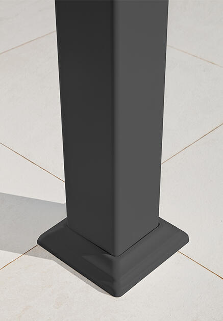 Pergola bioclimatica 3.2x3.6 m in alluminio antracite - Persea NATERIAL - 13