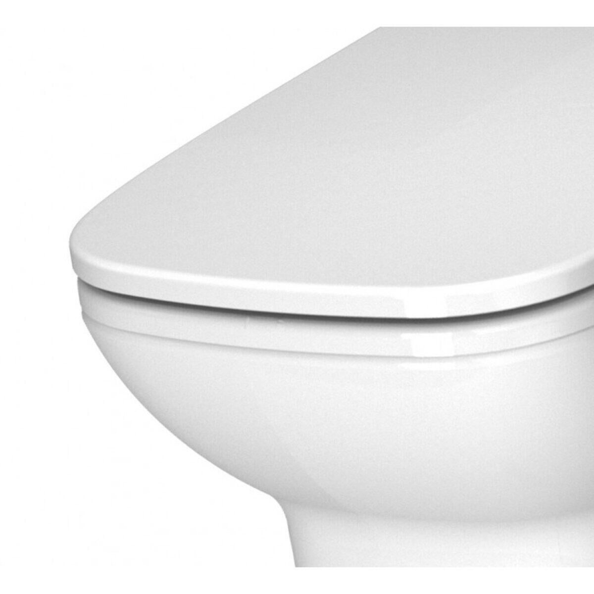 Vaso WC filomuro VITRA s20, sedile escluso P 54 x L 36 x H 40 cm bianco lucido - 4