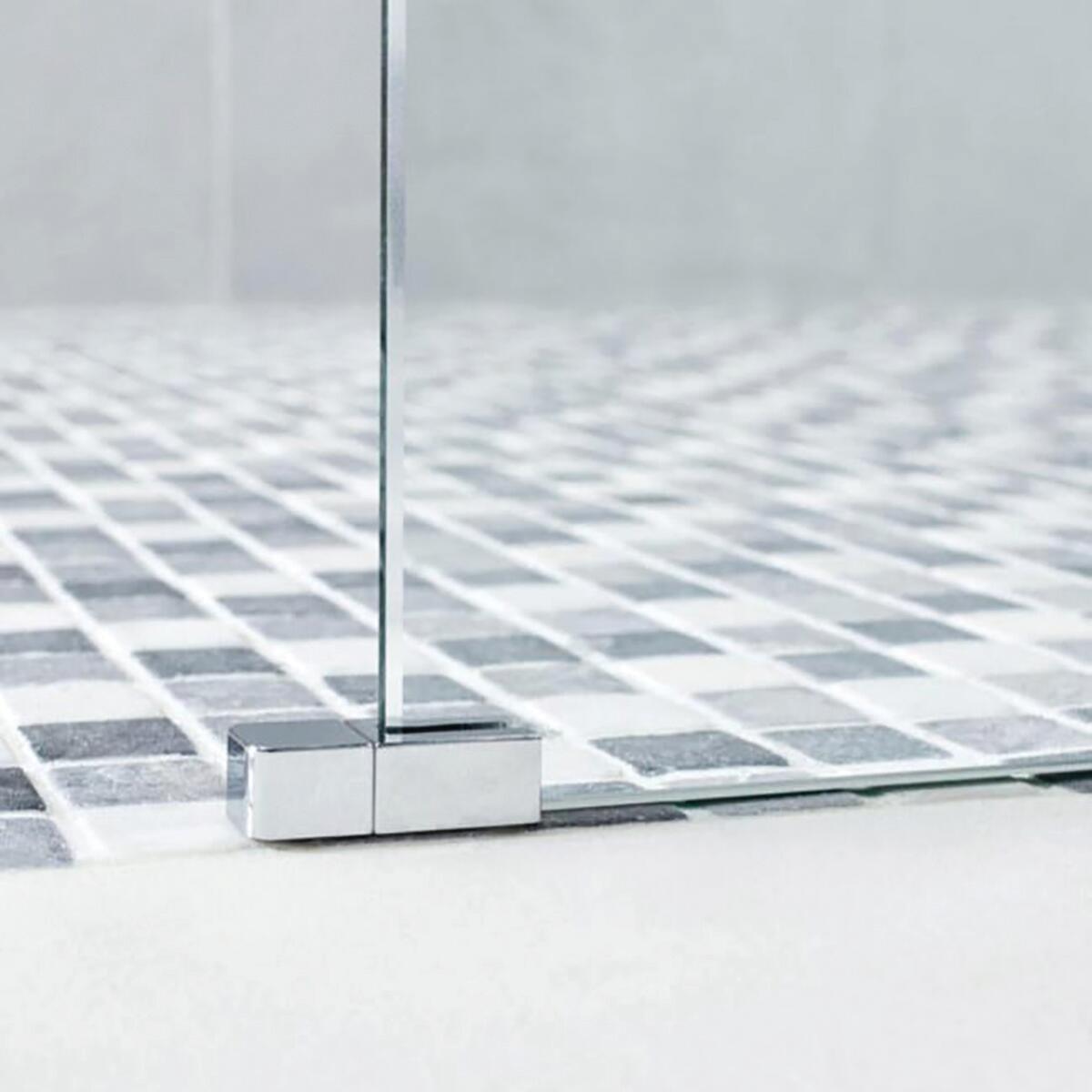Box doccia walk-in Easy, vetro 6 mm, L 117-118.5 cm x H 195 cm, profilo cromo - 15