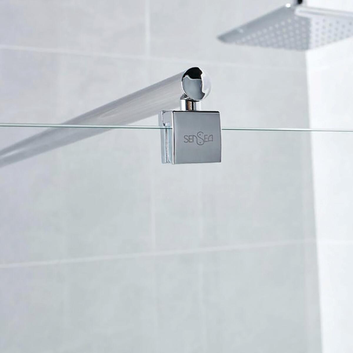 Box doccia walk-in Easy, vetro 6 mm, L 117-118.5 cm x H 195 cm, profilo cromo - 14