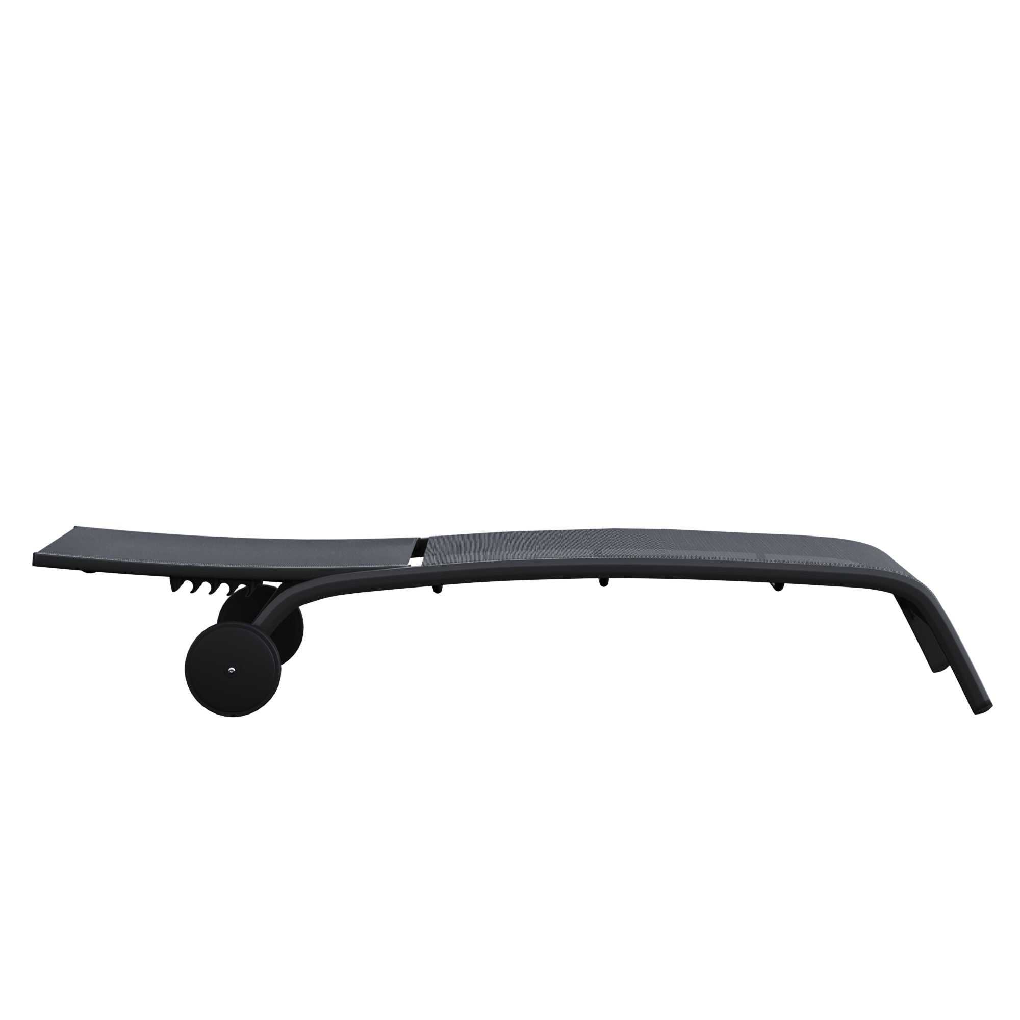 Bain de soleil en aluminium NATERIAL Lyra gris - 5