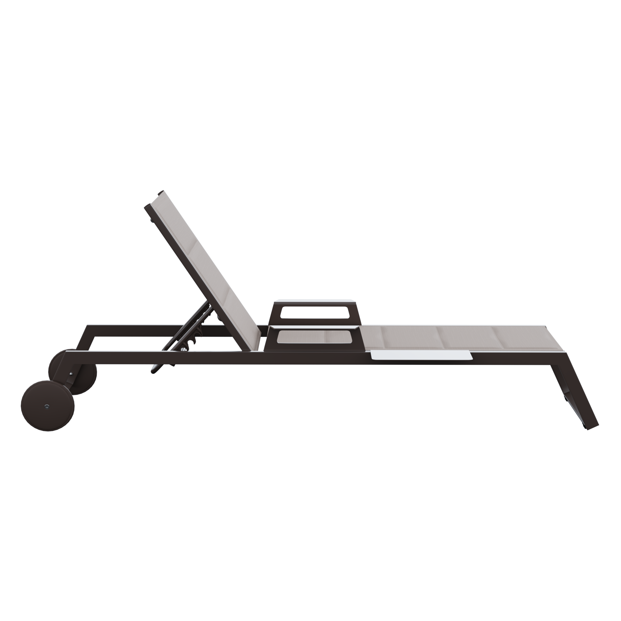 Espreguiçadeira de alumínio NATERIAL ODYSSEA II MOKA - 2