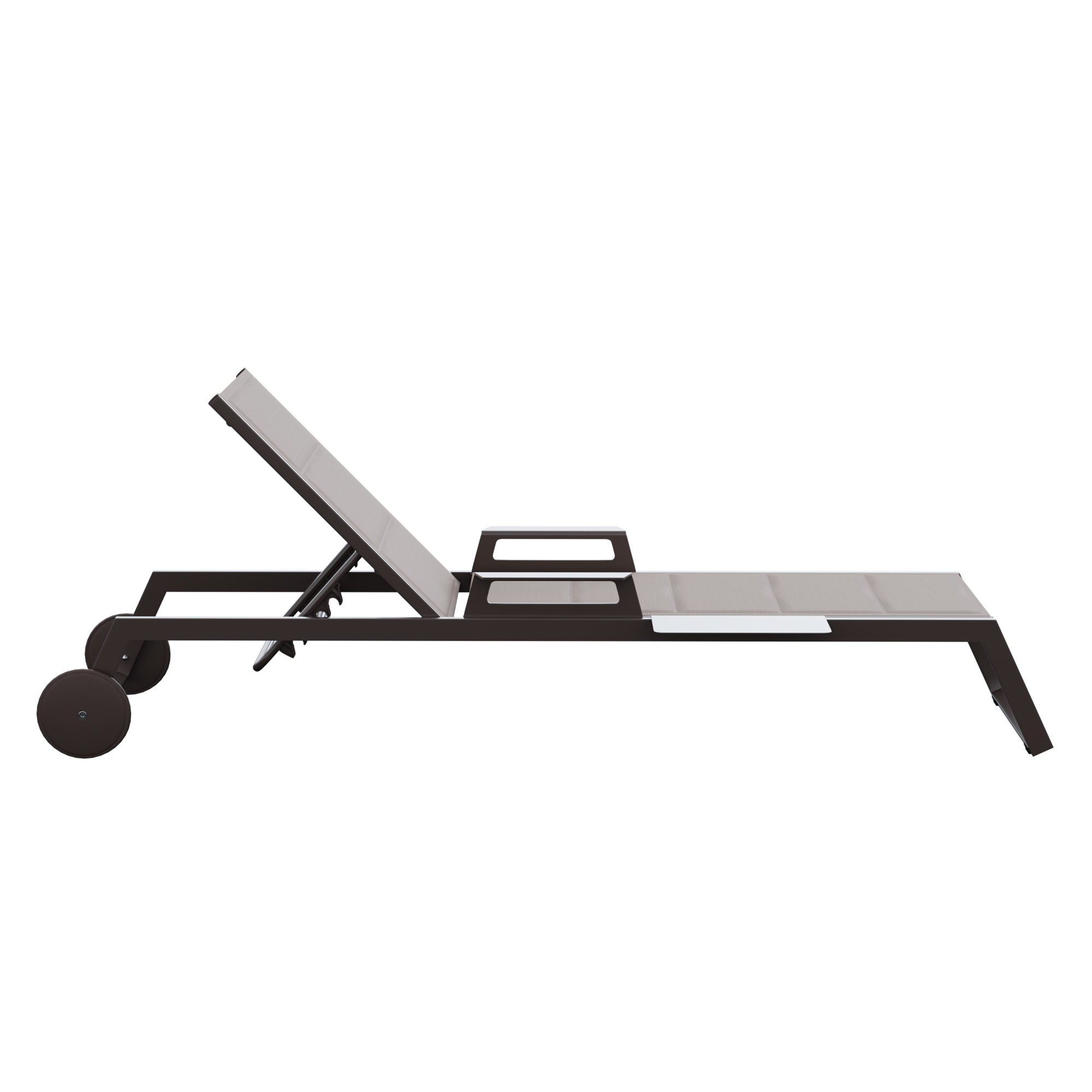 Espreguiçadeira de alumínio NATERIAL ODYSSEA II MOKA - 3