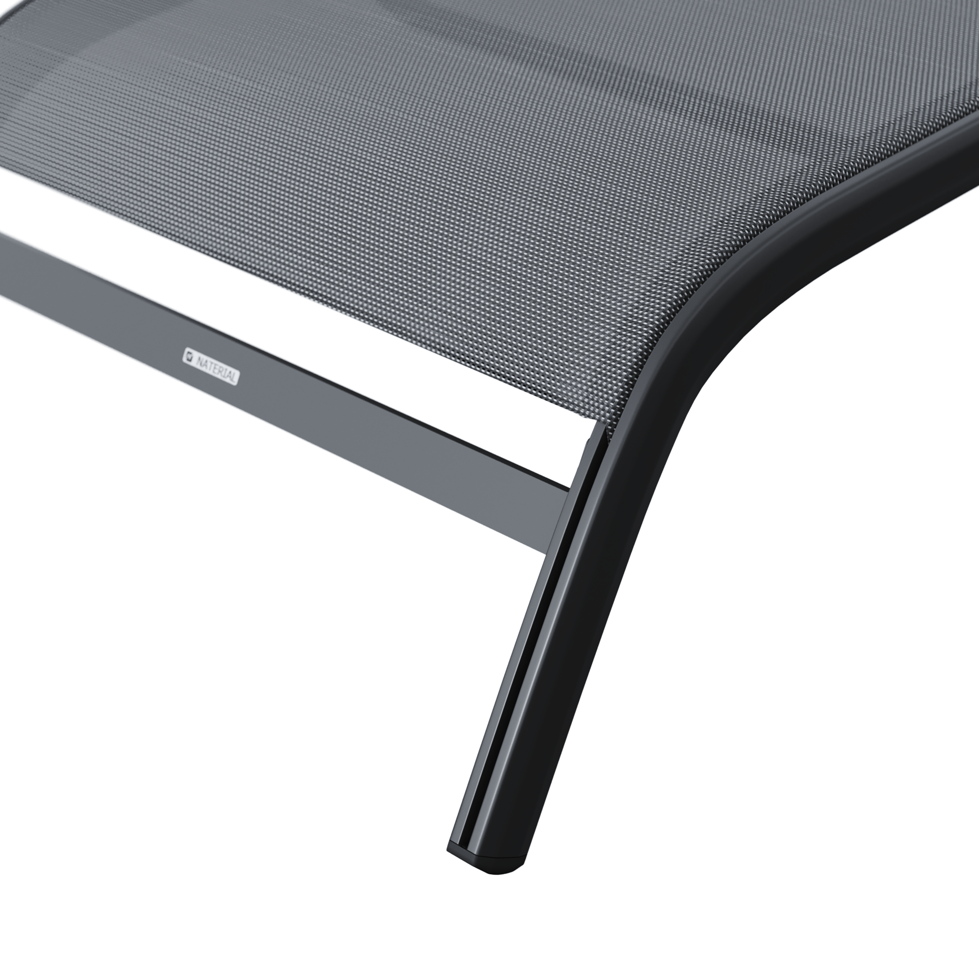 Leżak ogrodowy Lyra II aluminiowy antracytowy Naterial - 18