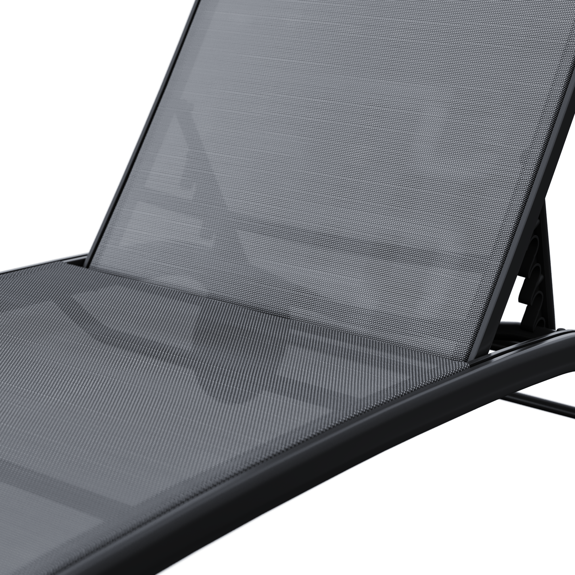 Leżak ogrodowy Lyra II aluminiowy antracytowy Naterial - 17