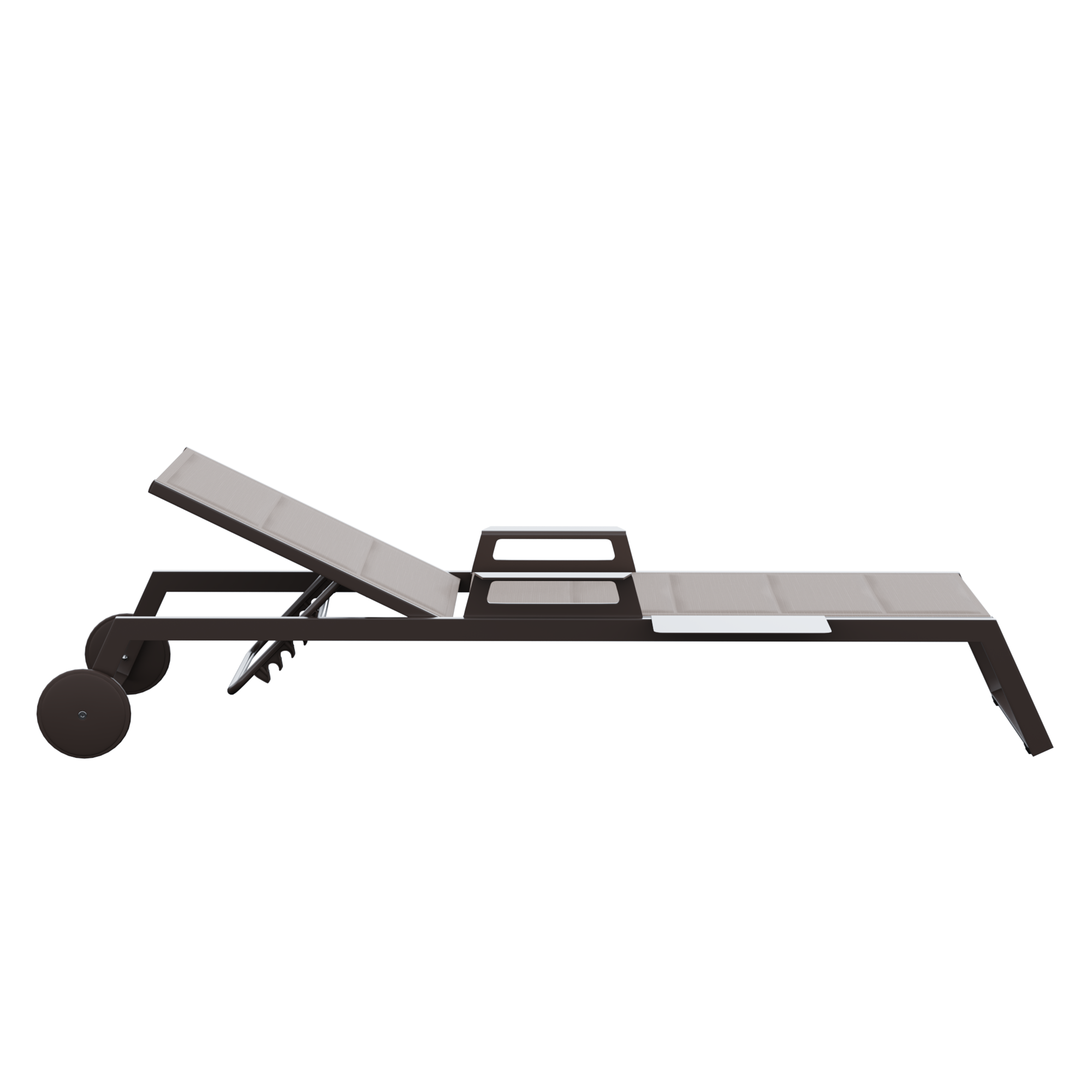 Espreguiçadeira de alumínio NATERIAL ODYSSEA II MOKA - 17