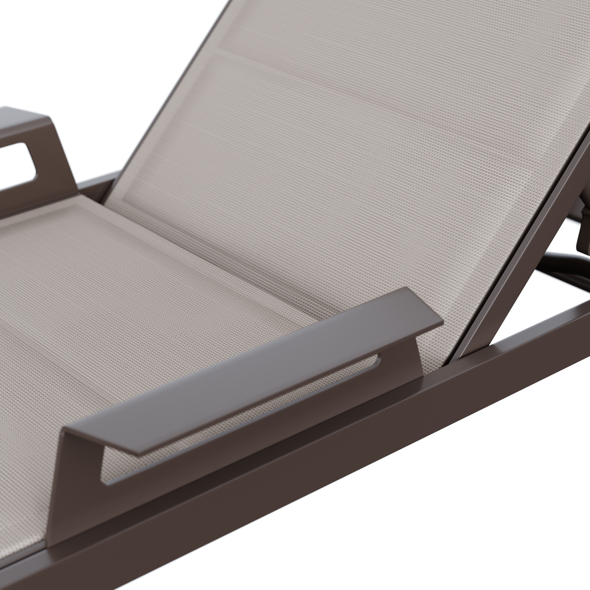 Espreguiçadeira de alumínio NATERIAL ODYSSEA II MOKA - 23