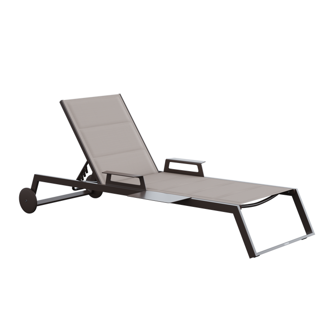 Bain de soleil en aluminium NATERIAL Odyssea beige