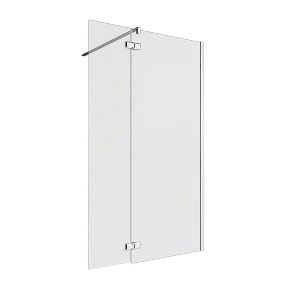 Box doccia walk-in Neo, vetro 8 mm, L 118-119.5 cm x H 200 cm, profilo cromo - 8