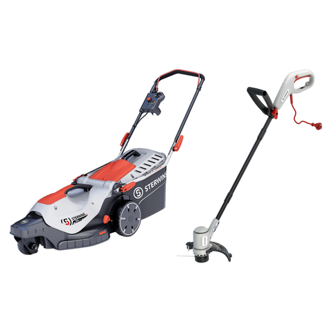 Χλοοκοπτική ηλεκτρική μηχανή STERWINS ELM2-36 1400 W + ΔΩΡΟ ηλεκτρικό τρίμερ