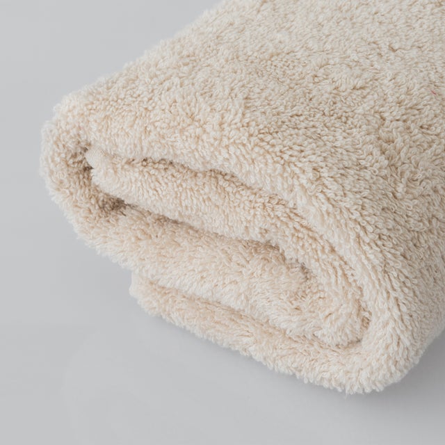 Asciugamano spugna tinta unita - 100% cotone - prodotta in Italia Beige 33 x 33 cm