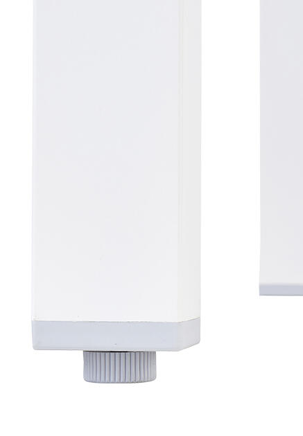 Tavolo da giardino allungabile Odyssea II NATERIAL in alluminio bianco con piano in vetro per 6 persone 180/240x100cm - 14