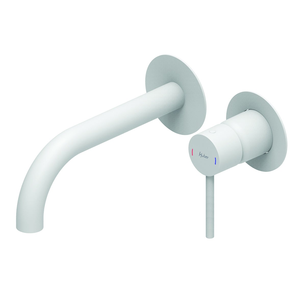 Rubinetto Lavabo Bagno In Ottone Bianco - Cartuccia Ceramica, Facile Installazione, Con Tubi 40cm - Foto 8