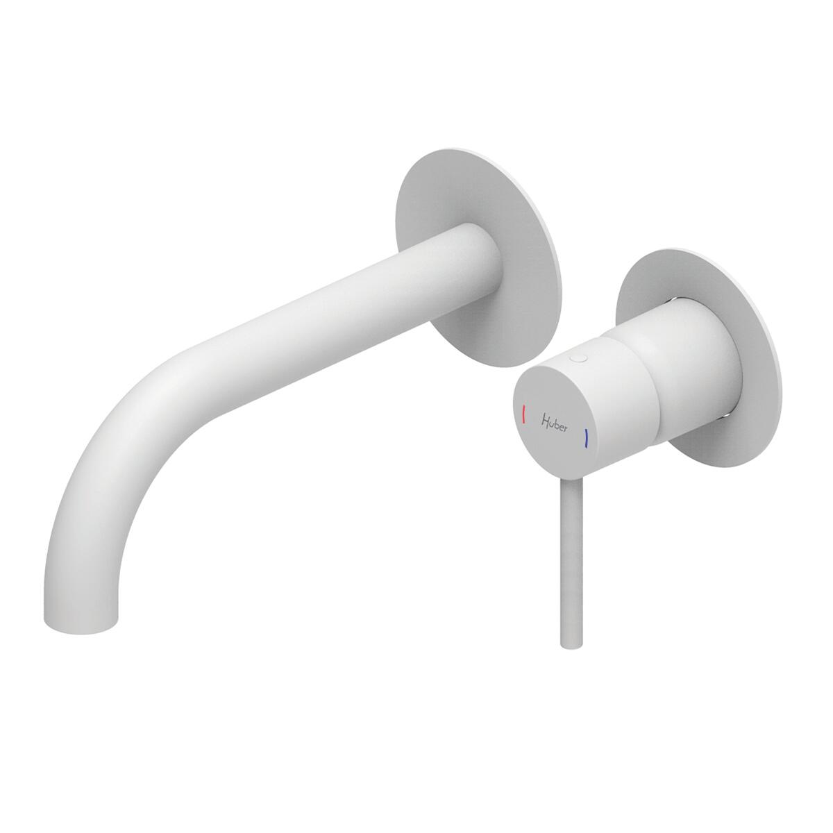 Rubinetto Lavabo Bagno In Ottone Bianco - Cartuccia Ceramica, Facile Installazione, Con Tubi 40cm - Foto 8