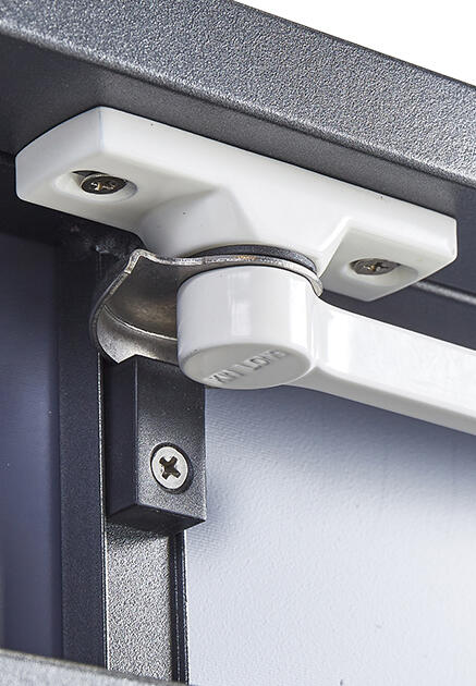 Table de jardin NATERIAL Lyra rectangulaire gris 6 personnes - 8