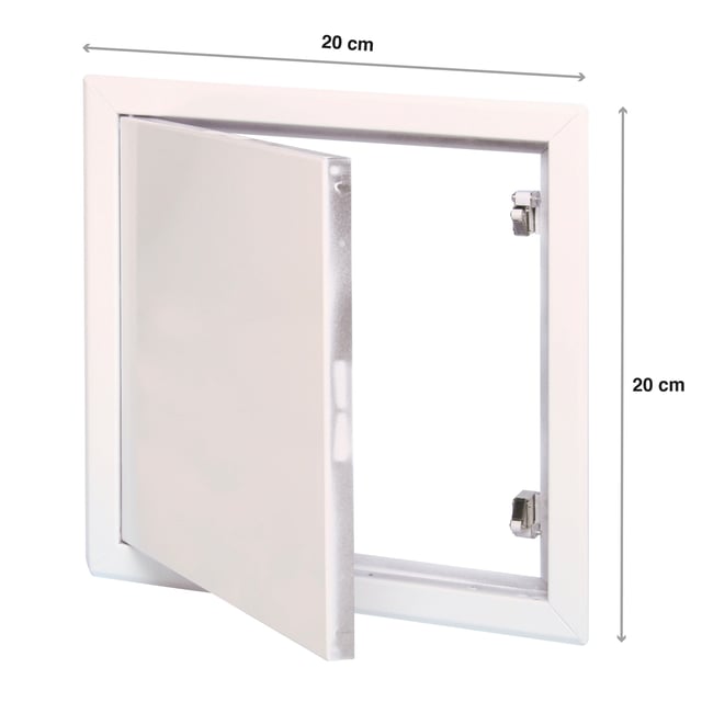 Trappe de visite blanche laquée SEMIN, 20 x 20 cm