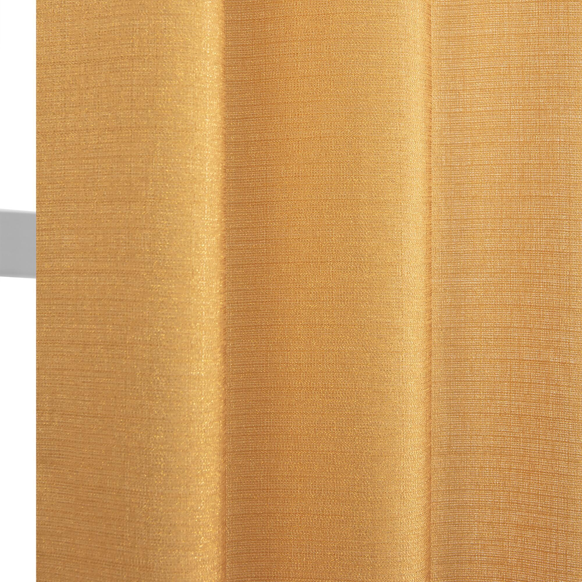 Cortinado ilhós Dario 140x260cm amarelo ouro Inspire - 7