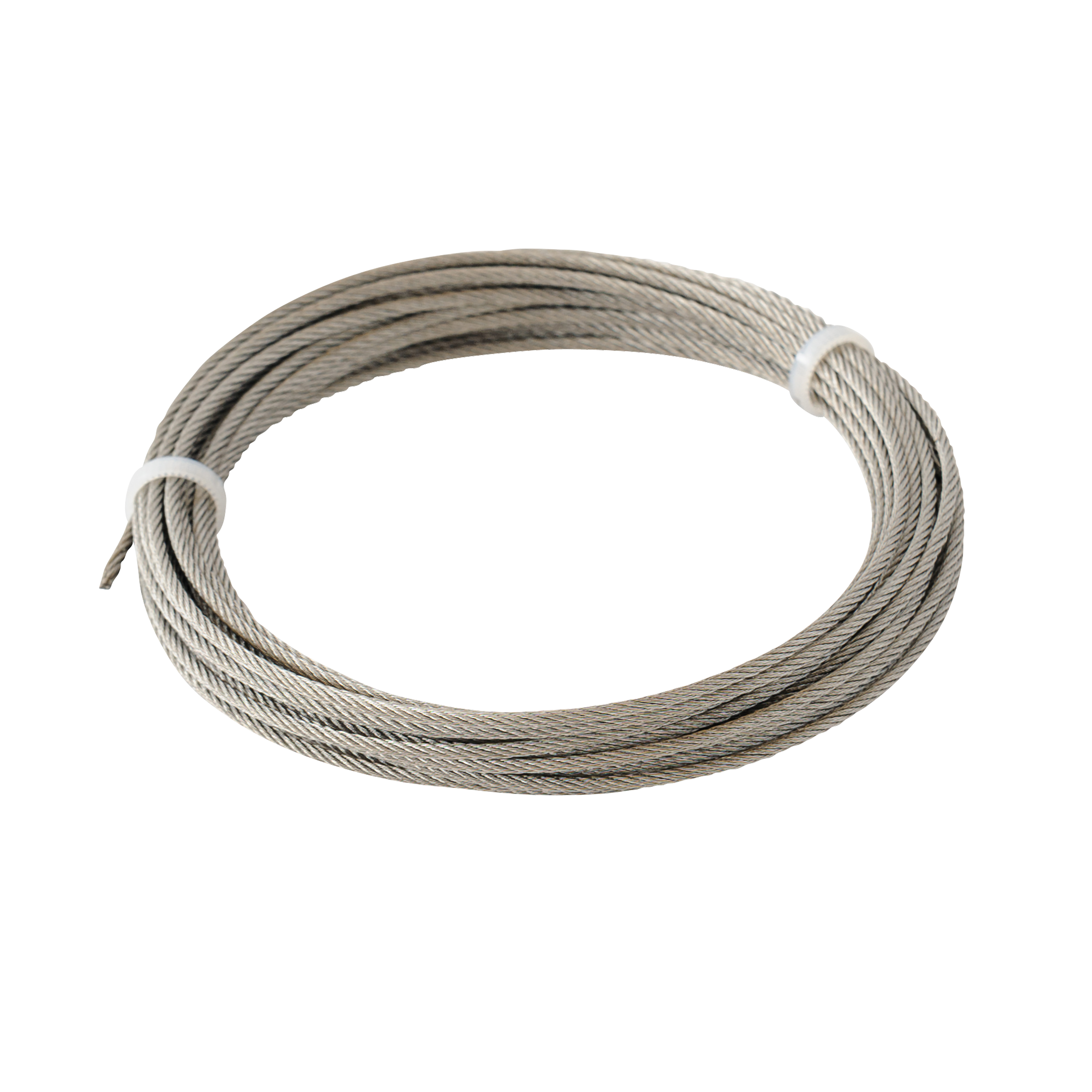 Lot De 4 Câbles De Sécurité En Acier Inoxydable 50 Cm X 1,5 Mm - Avec œillets Et Mousqueton - Antivol - 10