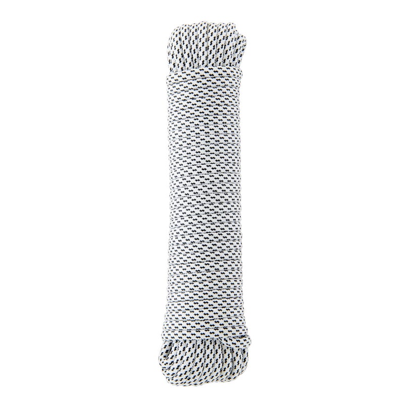 Zdjęcia - Pozostałe do budowy Lina PP 90 kg 6 mm x 15 m pleciona biała