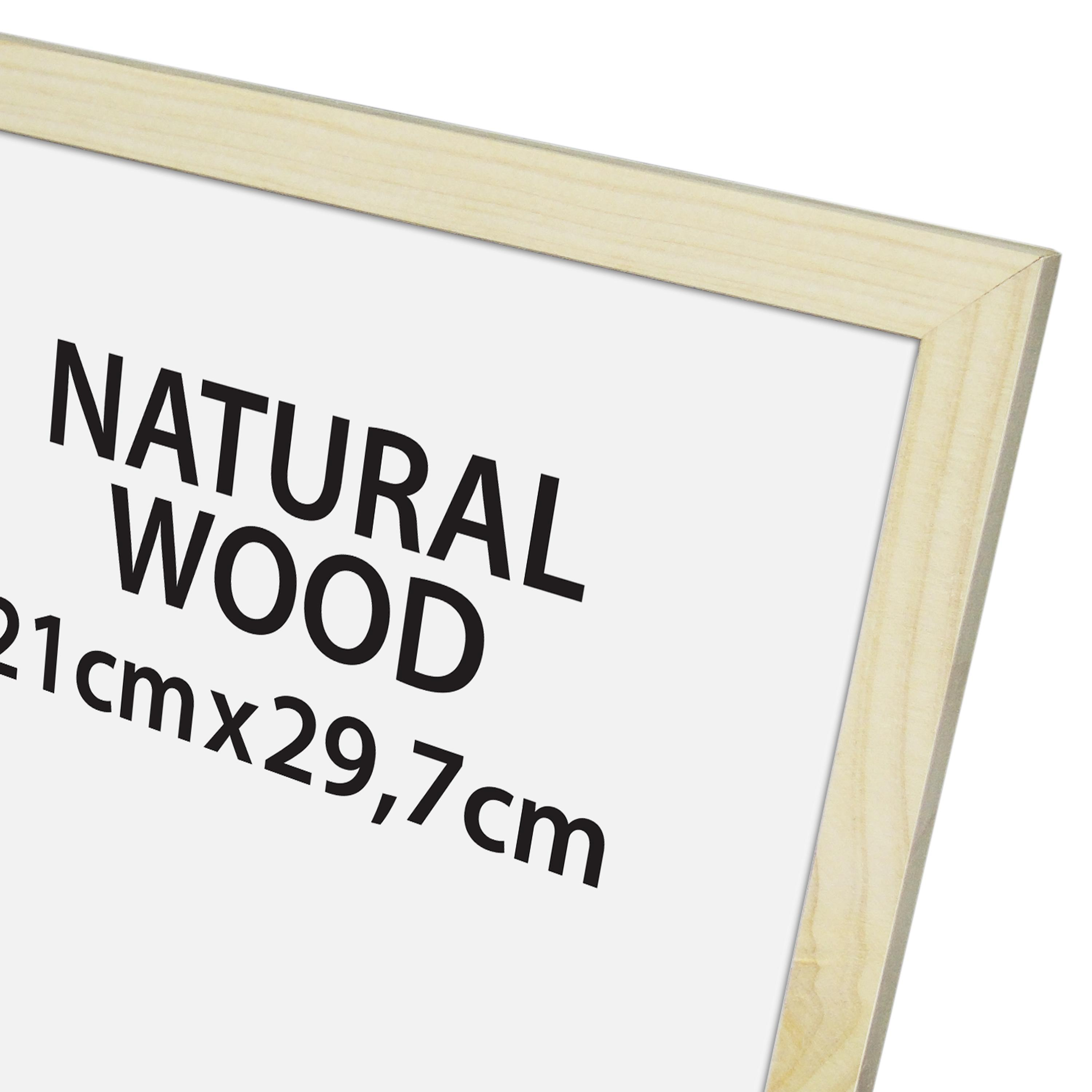 Cadre Brut, H.29.7 x l.21 cm, bois naturel - 9