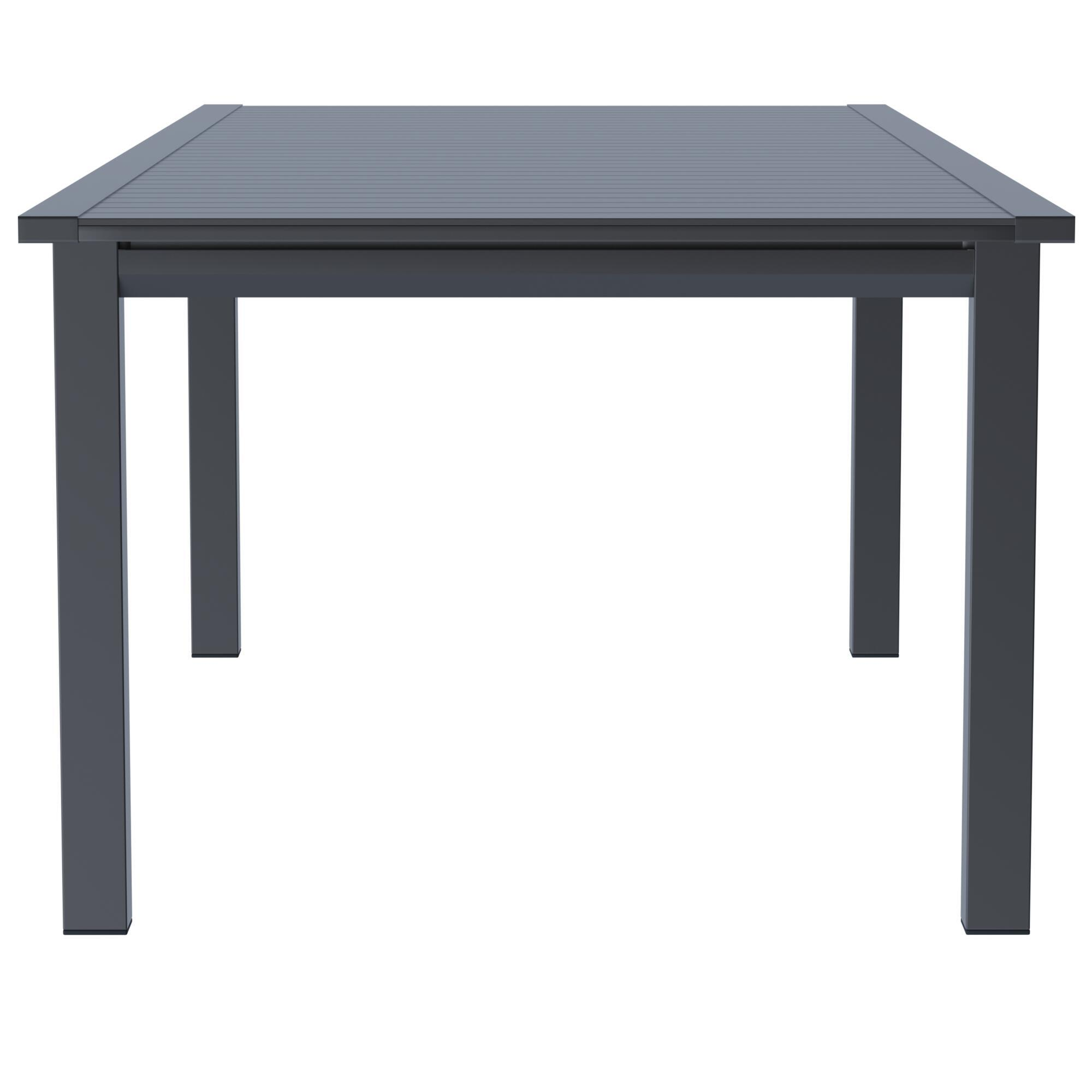 Mesa de alumínio Naterial Odyssea II Easy 180/240x100 cm Antracite - 33