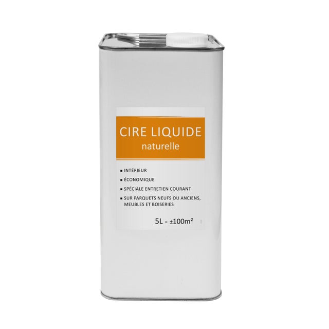 Cire liquide parquet, 5 l, incolore