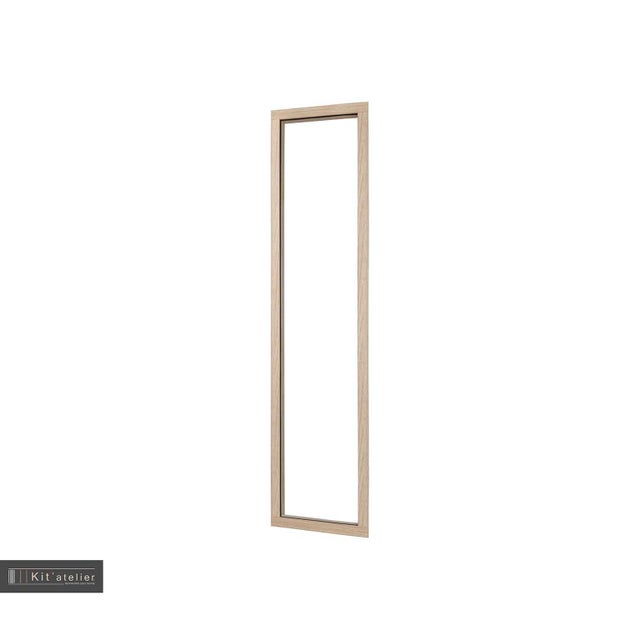 Verrière Atelier Nebraska 1 vitrage transparent inclus, H.130 x l.033 cm