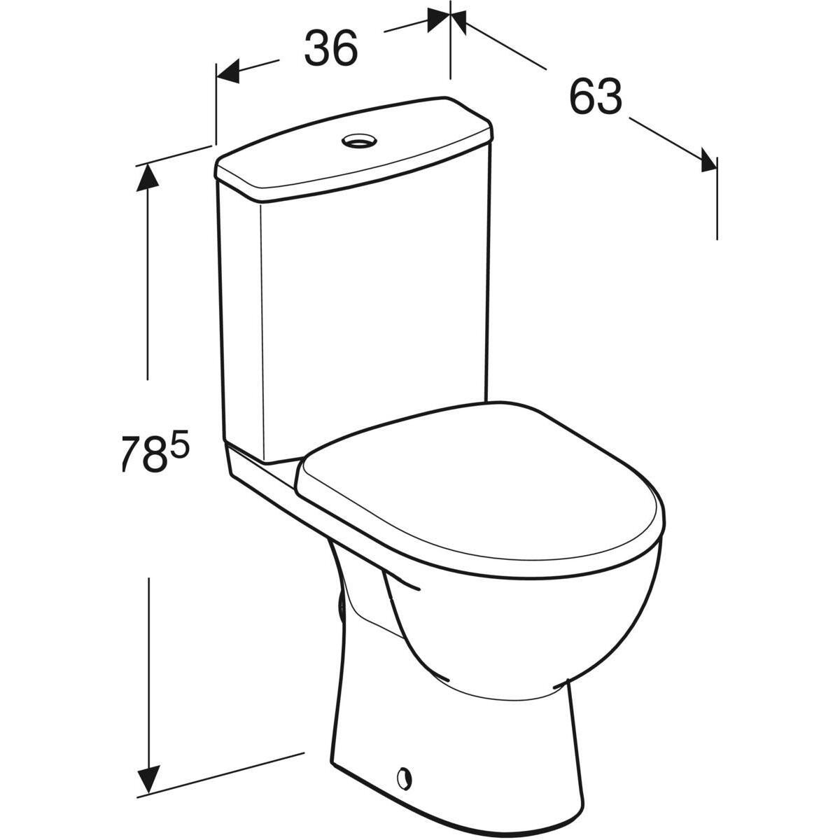 WC à poser SH Scuadra Design sans bride - 6