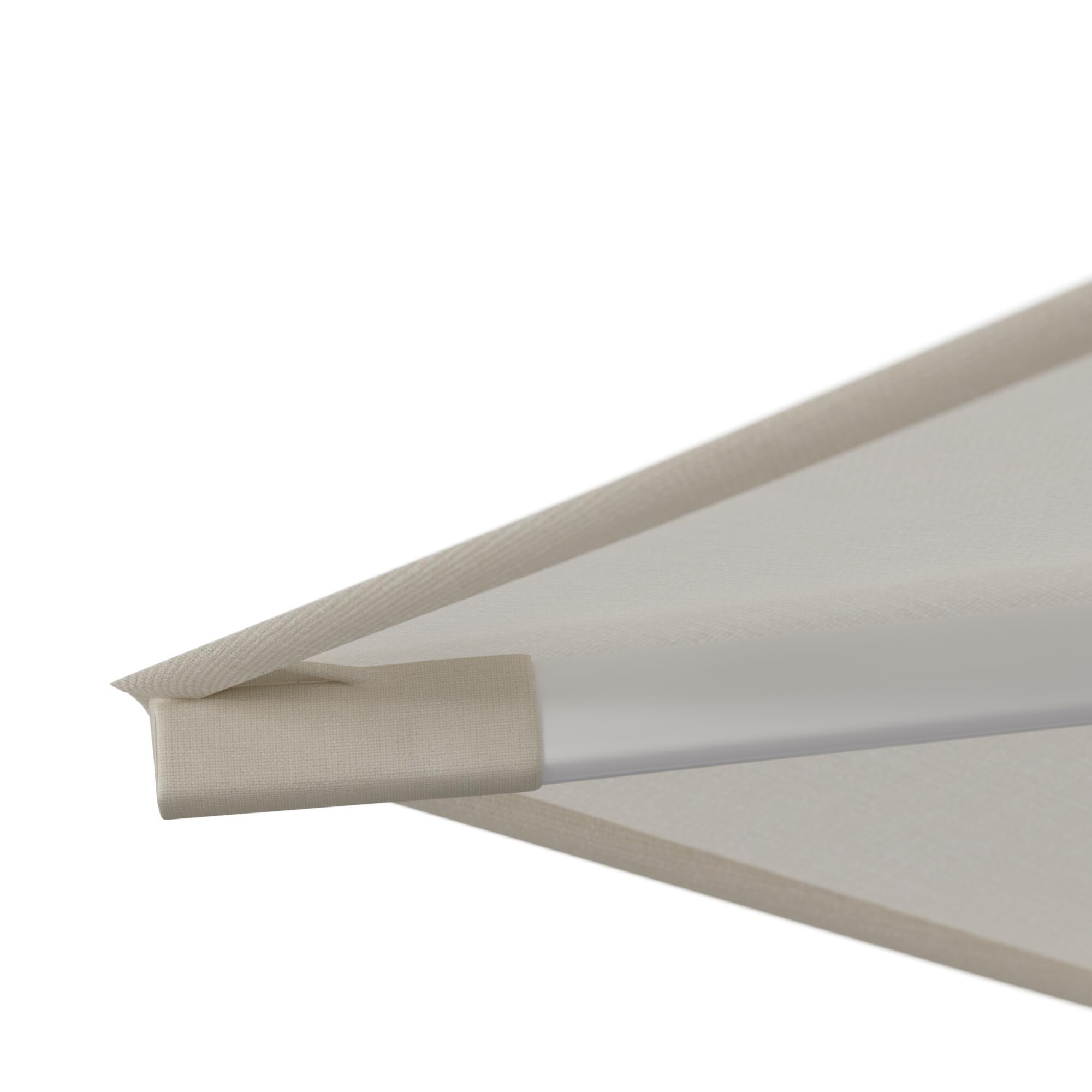 Parasol déporté rectangulaire blanc Aura NATERIAL L.386 x l.281 cm - 12
