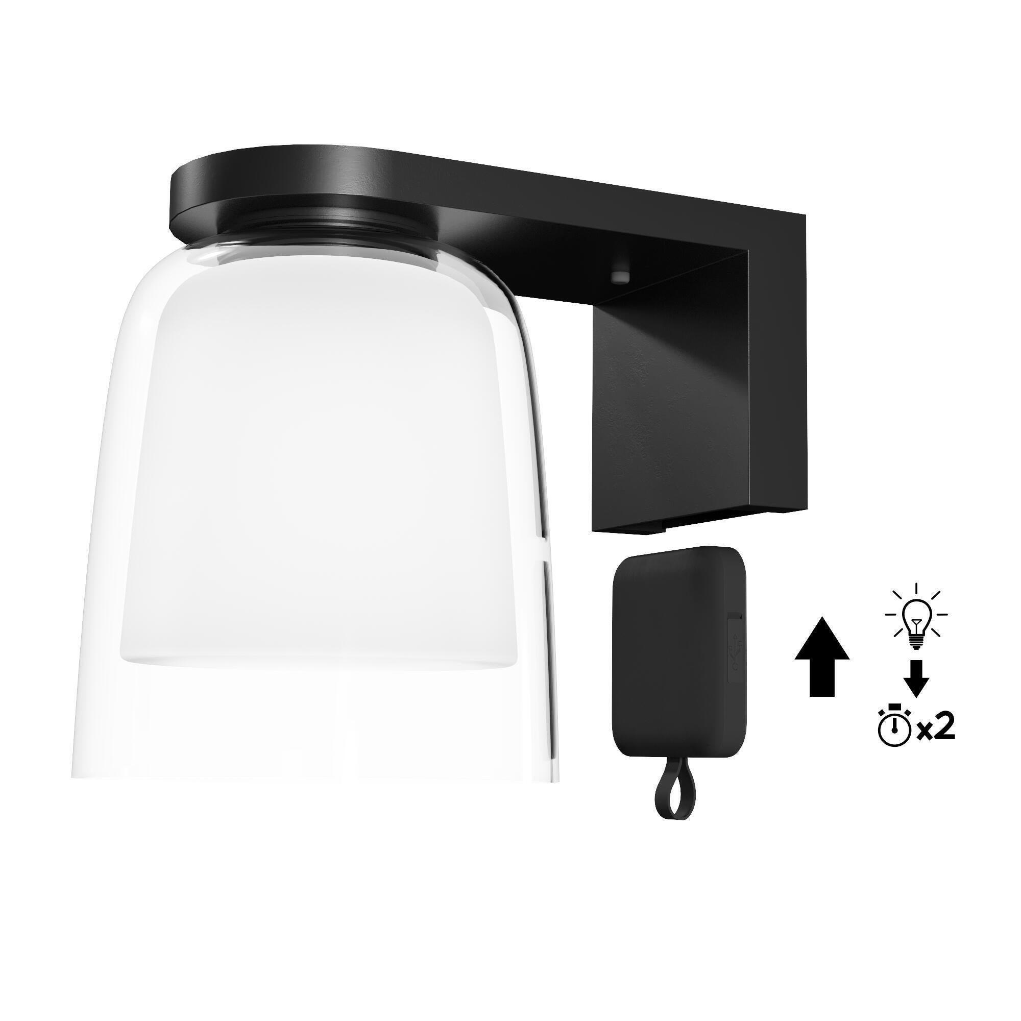 Applique solaire rechargeable Booster Klock 150 à 900 Lumen anthracite INSPIRE - 2