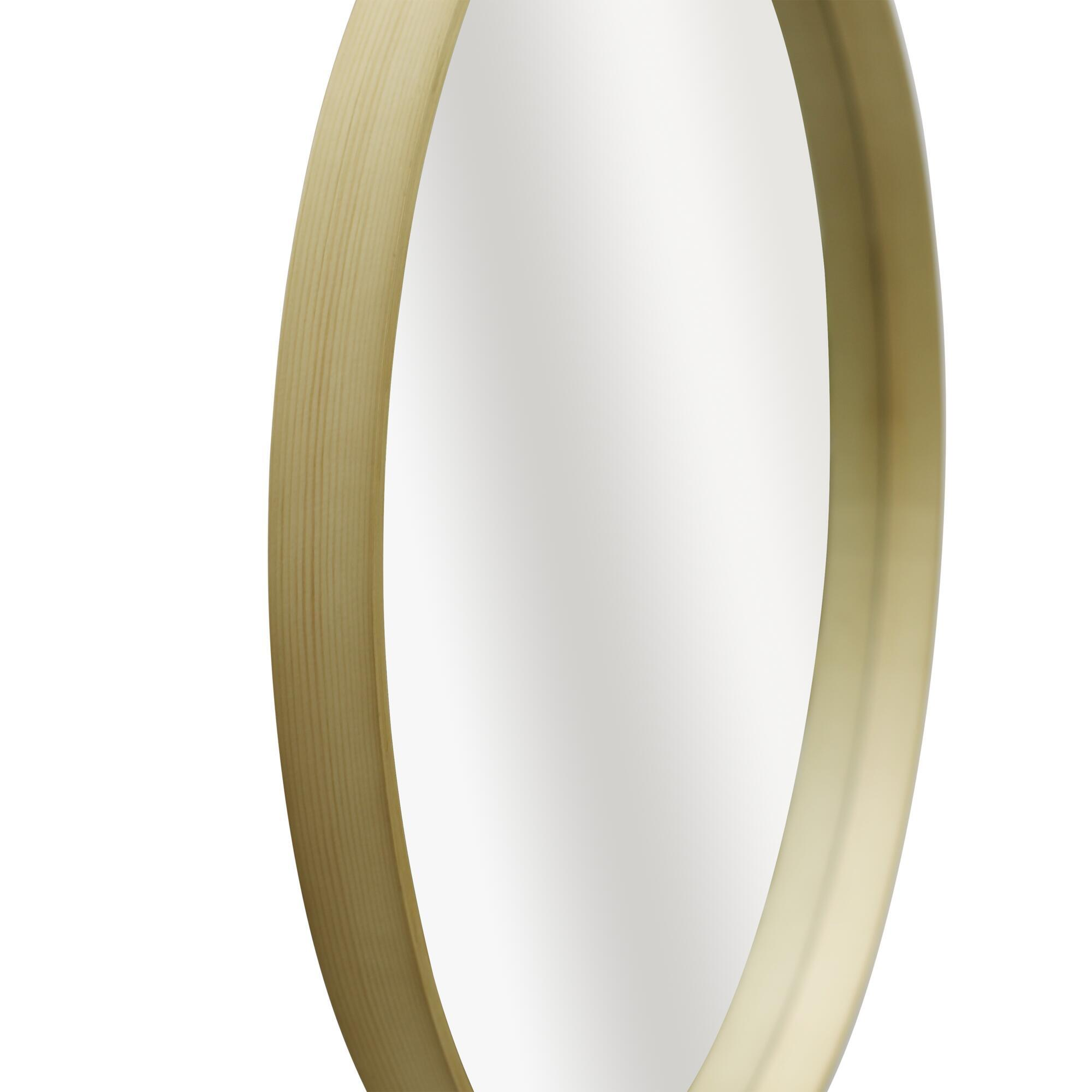 Miroir rond bois naturel Nordik INSPIRE diam.62 cm - 7