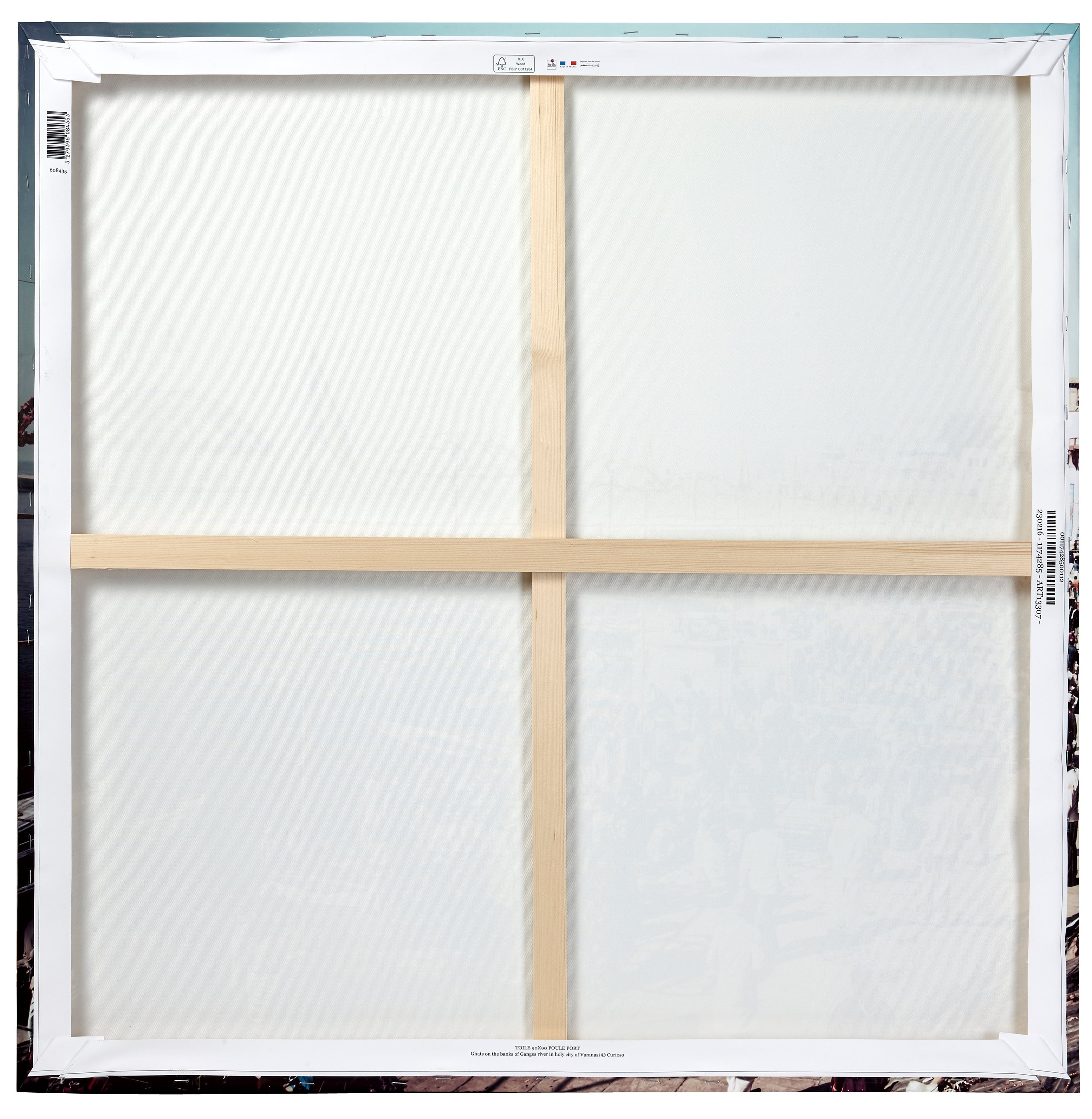 Toile Arcachon, multicouleur CEANOTHE l.90 x H.90 cm - 3