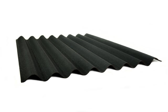 Plaque de toiture lisse asphalte noir l.0.76 x L.1 m IKO