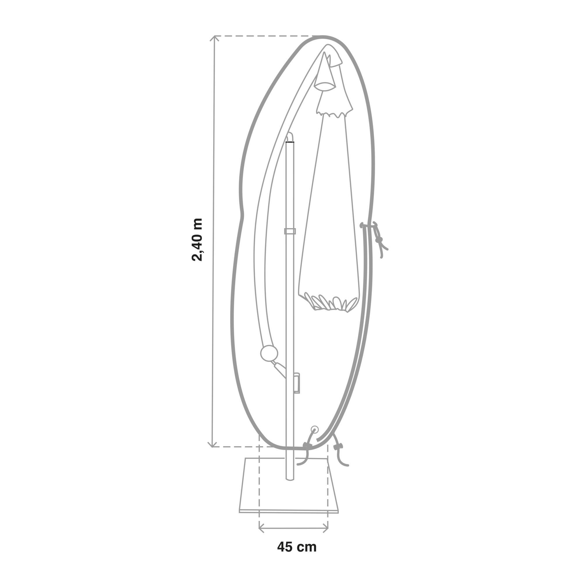 Copertura protettiva per ombrellone in poliestere NATERIAL L 45 x P 45 x H 240 cm - 11