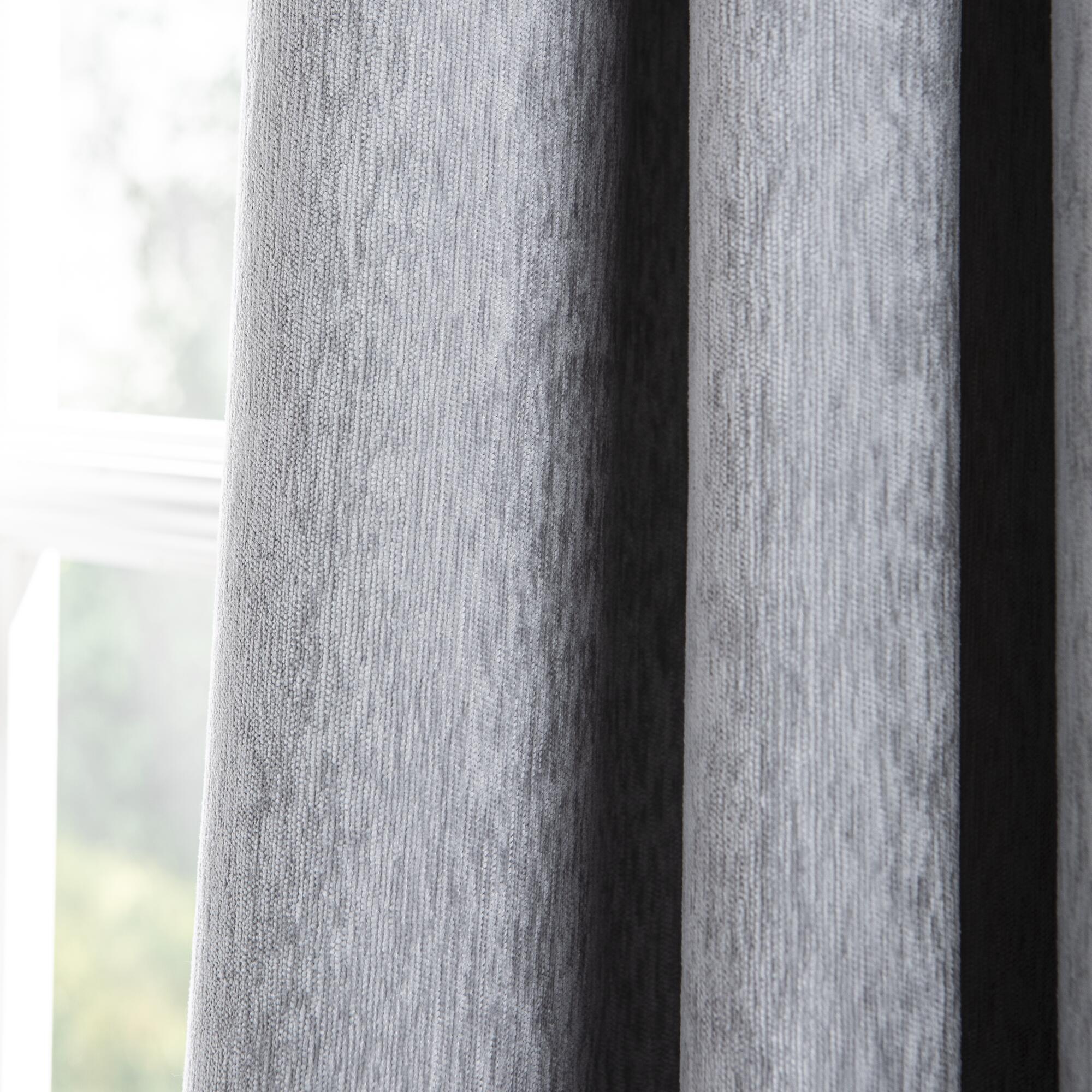 Rideau occultant thermique, Auriane, gris H.280 x l.140 cm INSPIRE - 8